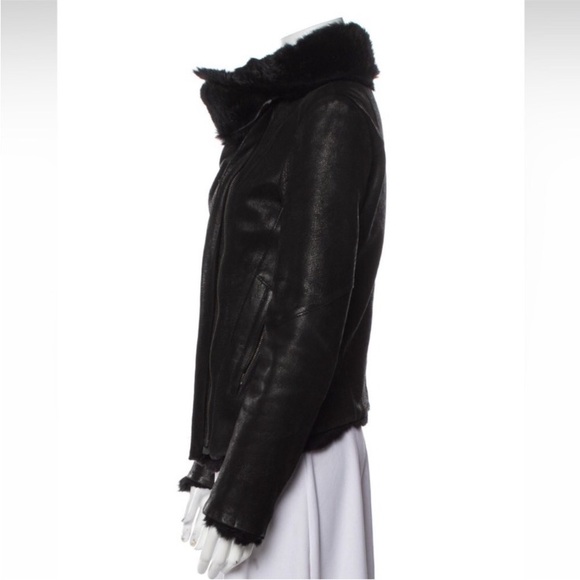 Helmut Lang reversible FULL fur and leather jacket small - Picture 11 of 16